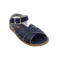 girls navy salt water original sandals