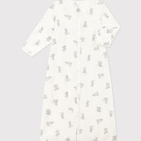 baby girl white bunny gown