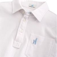 boys white original polo