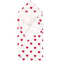 heart print towel