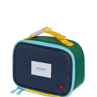 kids green/navy rodgers lunch box