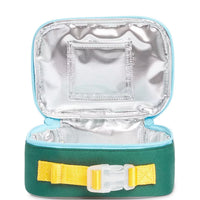 kids green/navy rodgers lunch box