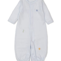 baby blue safari style conv gown