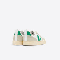children's white almond v-10 sneakers
