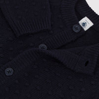 baby navy cardigan