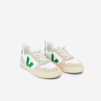 children's white almond v-10 sneakers
