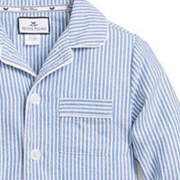 boys french blue seersucker pajama set