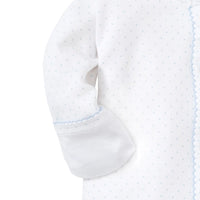 new kissy dots print footie