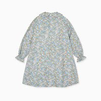 girls blue valia smock dress