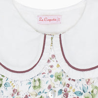 baby green floral calista set