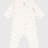 baby boy white star romper