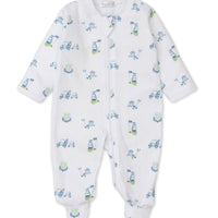 baby multi hole in one footie w/zip