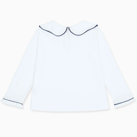 girls white iziar top