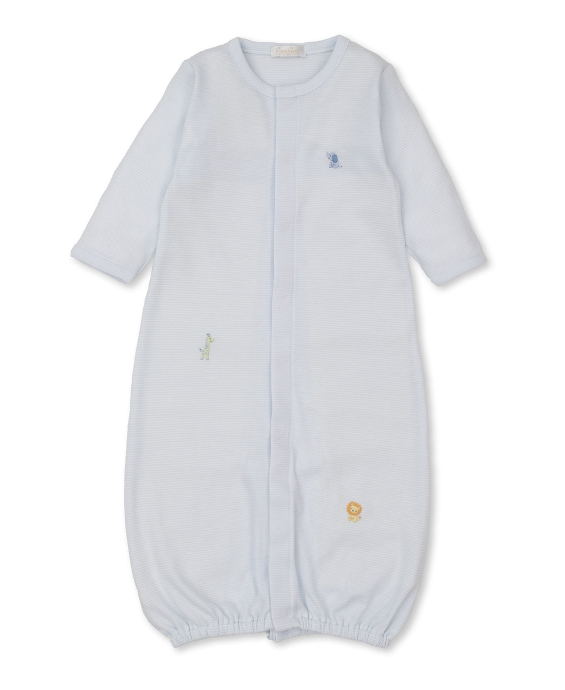 baby blue safari style conv gown