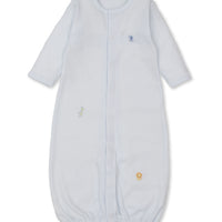 baby blue safari style conv gown