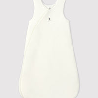 baby girl white velour bunting