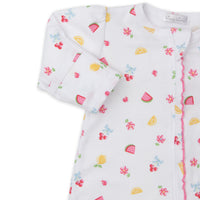 baby girl multi tropical dreams footie w/zip