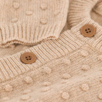 baby cream cardigan