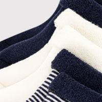 baby navy white 3 pk socks