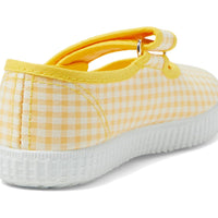 gingham mary janes