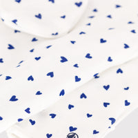 baby girl blue heart gown