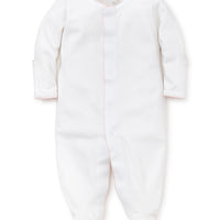baby white kissy kissy basics footie new