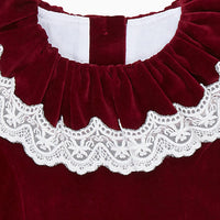 baby burgundy daroca set