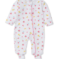 baby girl multi tropical dreams footie w/zip