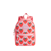 kane kids mini travel-strawberry intarsia backpack