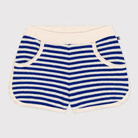 striped terry short