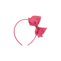 big bow headband fuchsia