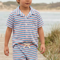 bb terry button up