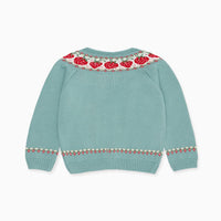 baby fresa strawberry baby cardigan