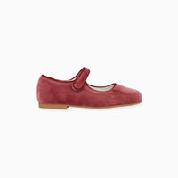 velvet mary janes