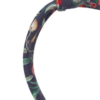 knot headband black pomegranate