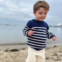 bb stripe knit sweater