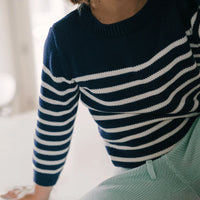 bb stripe knit sweater