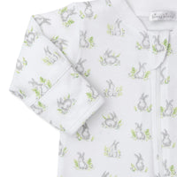 cottontail footie with zipper