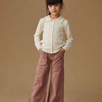 enola wide leg pants dusty pink