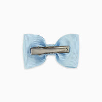 small bow clip baby blue