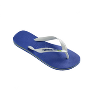 brazil logo sandals
