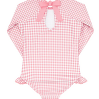 gingham rashguard