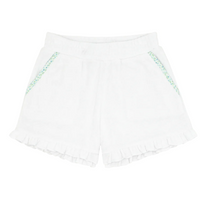 french terry ruffle short