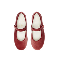 velvet mary janes