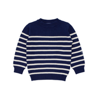 stripe knit sweater