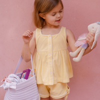 quilted easter bucket lavender stripe