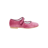 velvet mary janes