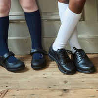 ribbed knee high socks