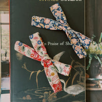 ribbon bow clip pink floral
