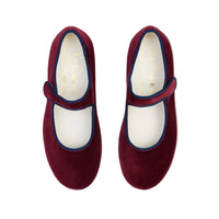 velvet mary janes